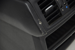 Консоль центральная подлокотник и подстаканники BMW X3 F25 11-17 кожа, черн, царапины