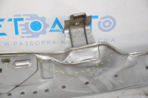 Задняя панель Nissan Leaf 13-17 серебро, примята