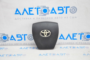 Подушка безпеки airbag в кермо водійська Toyota Prius 30 10-15 черн, поліз хром