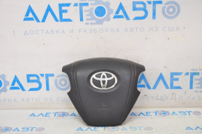 Подушка безопасности airbag в руль водительская Toyota Highlander 14-19 черн