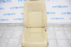 Пасажирське сидіння Toyota Highlander 14-19 з airbag, електро, вентиляція, шкіра беж