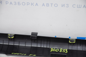 Накладка порога передняя правая Kia Optima 16- черн, слом креп