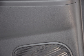 Обшивка двери карточка задняя левая Mitsubishi Outlander Sport ASX 13-17 черн с черн вставкой пластик, подлокотник тряпка, царапины