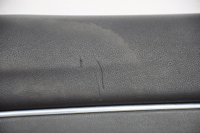 Обшивка дверей картка передня прав Mitsubishi Outlander Sport ASX 13-17 чорна з чорною вставкою ганчірка, прорізи
