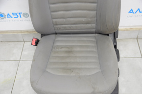 Водительское сидение Ford Fusion mk5 13-16 без airbag, механич, тряпка серое, под химчистку