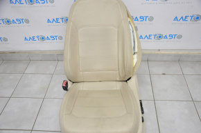 Сидіння водія VW Passat b7 12-15 USA без airbag, електро, підігрів, шкіра беж, стрельнувшій