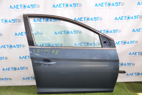 Двері гола перед прав Hyundai Sonata 15-17 синій X8