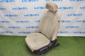 Сидіння водія Hyundai Sonata 15-17 без airbag, механічні, ганчірка беж, під хімчистку