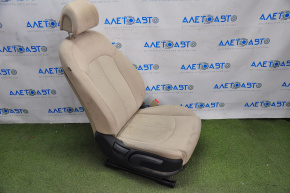 Пасажирське сидіння Hyundai Sonata 15-17 без airbag, механічні, ганчірка беж, під хімчистку