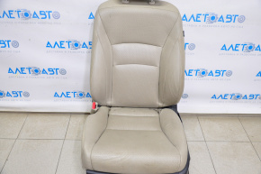 Водительское сидение Honda Accord 13-17 с airbag, электро, кожа беж, под химчистку