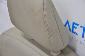Сидіння водія Honda Accord 13-17 з airbag, електро, шкіра беж, під хімчистку