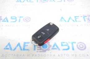 Ключ VW Tiguan 12-17 4 кнопки, розкладний, потертості
