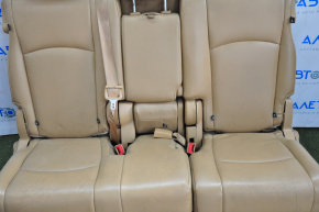 Задний ряд сидений 2 ряд Dodge Journey 11- кожа коричневая, кожа трещ, мех