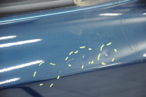 Дверь голая передняя правая Toyota Sienna 11-20 синий 785, тычки