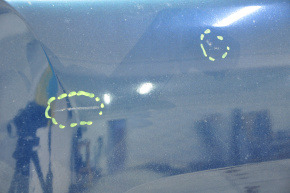 Бампер передний голый Toyota Sienna 11-синий, царапины, примят