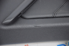 Обшивка двери карточка задняя левая BMW 3 F30 12-18 черн, царапины