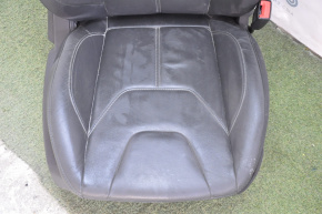 Пасажирське сидіння Ford Focus mk3 15-18 рест, з airbag, механіч, шкіра чорна