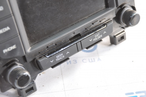 Магнітофон радіо Hyundai Sonata 15-17 середній дисплей, поліз хром на регуляторах