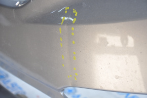 Бампер передний голый Hyundai Sonata 15-17 SE графит, примят, трещина