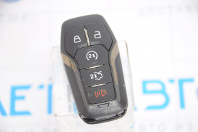 Ключ Lincoln MKZ 13-16 smart, 5 кнопок, обліз хром, відсутній елемент