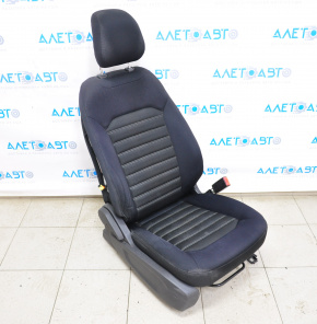 Пассажирское сидение Ford Fusion mk5 13-16 без airbag, механич, тряпка черн