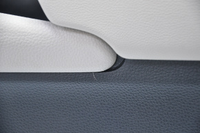 Консоль центральная подлокотник Honda Accord 18-22 беж кожа, без воздуховода, царапины
