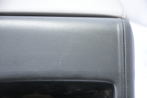Консоль центральна підлокітник Honda Accord 18-22 сіра шкіра, подряпини, потерта