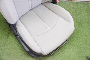 Пасажирське сидіння Hyundai Sonata 15-17 без airbag, механіч, ганчірка сіра