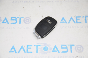 Ключ Hyundai Sonata 15-17 4 кнопки, топляк
