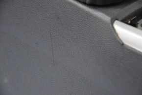 Консоль центральная подлокотник Nissan Altima 13-18 тряпка черн, царапина, потерто