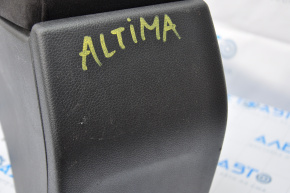 Консоль центральна підлокітник Nissan Altima 13-18 ганчірка чорна, подряпина, потерто