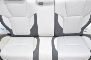 Задний ряд сидений 2 ряд Subaru Forester 19- SK черное с серым, отсутствует подголовник