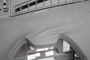 Торпедо передняя панель без AIRBAG Porsche Cayenne 958 11-14 черн кожа, отклеелась кожа