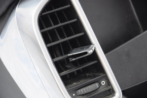 Консоль центральная подлокотник и подстаканники Porsche Cayenne 958 11-14 кожа, черн, царап