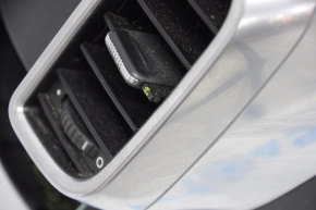 Консоль центральная подлокотник и подстаканники Porsche Cayenne 958 11-14 кожа, черн, царап