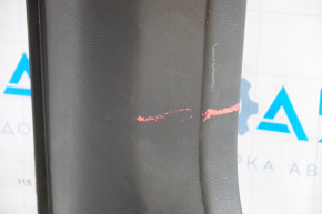 Накладка порога внутр передняя правая Infiniti QX30 17- черная, потёрта, краска