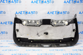 Обшивка дверей багажника Infiniti QX30 17- чорний, подряпини, затерта, без заглушок