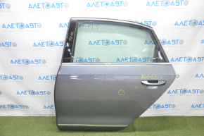 Дверь голая задняя левая VW Passat b8 16-19 USA графит LD7X, тычки