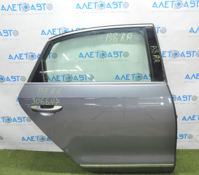 Дверь голая задняя правая VW Passat b8 16-19 USA графит LD7X