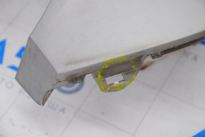 Накладка заднего бампера нижняя Ford Escape MK3 13-16 дорест 2 трубы, трещина в креп, примят