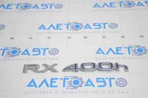Эмблема надпись RX400h задняя Lexus RX400h 06-08 тип 2