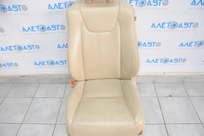 Водительское сидение Lexus RX350 RX450h 10-15 без airbag, электро, кожа беж, потёртое