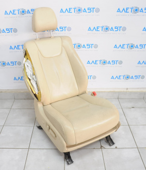 Пассажирское сидение Lexus RX350 RX450h 10-15 без airbag, кожа беж, стрельнувшее