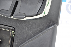 Накладка шифтера підсклянники та кишені Toyota Avalon 13-18 чорн, обліз хром, потерта