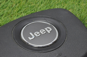 Подушка безопасности airbag в руль водительская Jeep Cherokee KL 14-18 дорест черн, царапина