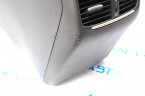 Консоль центральная подлокотник Mazda 6 13-15 дорест черная пластик,царапины