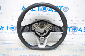 Руль голый Nissan Rogue Sport 17-19 резина чёрный