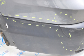 Бампер задний голый Nissan Rogue Sport 17-19 графит,надрывы,царап,слом креп