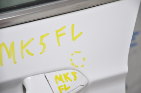 Дверь в сборе передняя левая Ford Fusion mk5 13-20 белый YZ, тычки