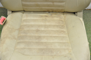Водійське сидіння Ford Fusion mk5 13-16 без airbag, електро, ганчірка беж, під хімчистку